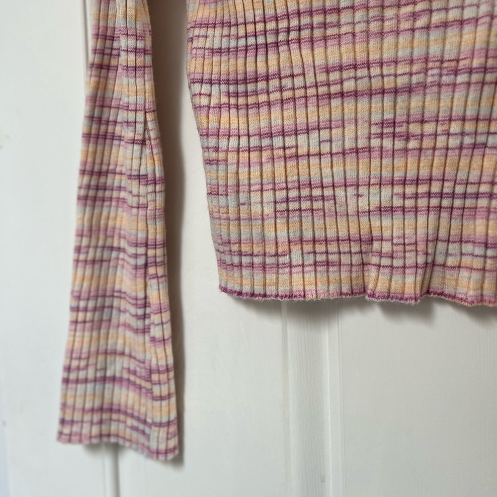 NWT Sincerely Jules Y2K Stretch Ribbed Knit Long Sleeve Sweater S - Picture 8 of 11